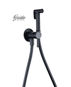 Гигиенический душ встраиваемый Gristo Black GB-3041 черный матовый