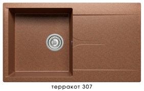 Кухонная мойка POLYGRAN Gals-860 Gals-860  № 307   терракот