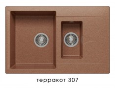 Кухонная мойка POLYGRAN Brig-770 Polygran Brig -770 терракот №307