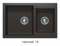 Кухонная мойка POLYGRAN Brig-772 Polygran Brig -772 черный № 16