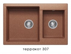 Кухонная мойка POLYGRAN Brig-772 Polygran Brig -772 терракот №307