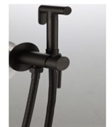 Гигиенический душ скрытого монтажа FRAP F7505-6 черный матовый
