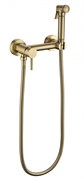 Гигиенический душ с настенным смесителем Grocenberg GB103N-MG золото матовое