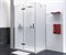 Душевой уголок с левой распашной дверью Wasserkraft  Aller 10H07LBLACK MATT 1200x900x2000 мм - фото 1584478