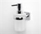Дозатор для жидкого мыла стеклянный, 150 ml WasserKraft Lippe K-6599 - фото 1584630