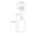 Дозатор для жидкого мыла, 330 ml WasserKraft Ruwer K-6799 - фото 1585805