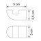 Крючок WasserKraft Kammel К-8323 - фото 1592308
