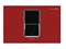 Клавиша смыва Creavit Electric FP8001-01 сенсорная цвет красный - фото 1605673