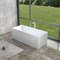 Ванна из искусственного камня NS Bath NSB-17730G 170x73 белая глянцевая - фото 1606072