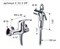 Гигиенический душ с настенным смесителем Remer C312DP - фото 3981486