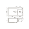 Кухонная мойка Omoikiri Tedori 86-2-LB-WH - фото 3989347