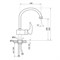 Смеситель AquaGranitEx C-5035 (334) для кухни, красный марс - фото 3995443