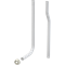 Водосливная труба 32 мм, состоящая из двух частей + прокладка гофрированная AlcaPlast A95 - фото 4144763