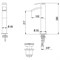 Смеситель для раковины высокий с донным клапаном Jacuzzi Ray 0IO00488JA01 хром - фото 4332670